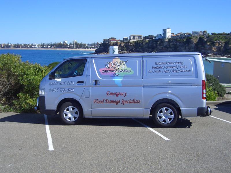 DNT Carpet and Upholstery Care van